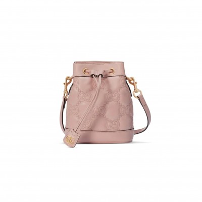 GUCCI GG MATELASSÉ MINI BUCKET BAG 728231 (20*17*10cm)